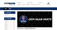 Desktop Screenshot of oemsaabparts.com
